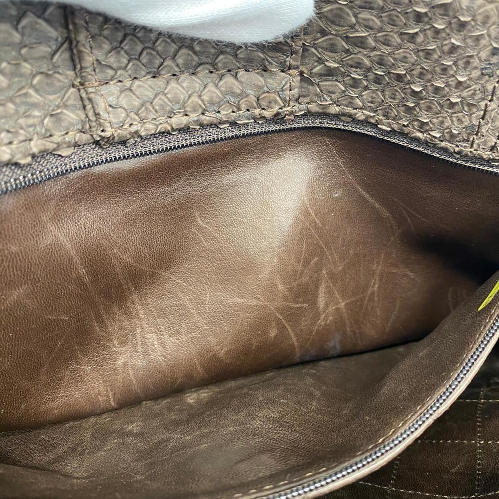 Chanel Executive Python Tote Bag Brown - image 8